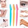 NEW SALE | 24 Pcs Eyebrow Razors Eyebrow Trimmer Portable Eyebrow face Razors Trimmer Image 4