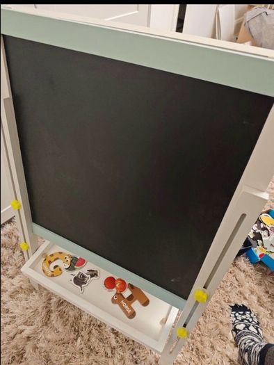 Kids Magnetic and chalk board