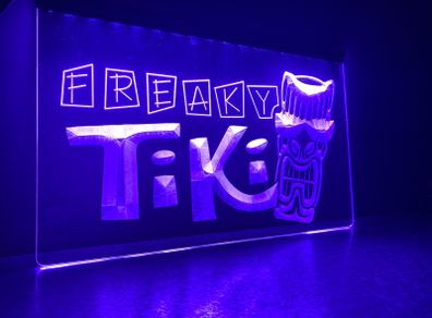Colour changing tiki bar Neon light
