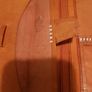 handcrafted made soft leather wallet,with designs ,, thank you,,was used,some wear and tear,,take as is .. Image 7