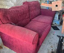 Red sofa
