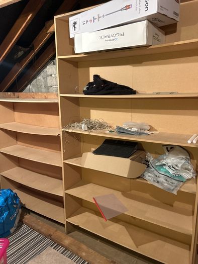 Attic 8 units Shelf storage