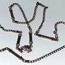 Vintage 9ct Gold 26" Bar & Link Necklace Image 4
