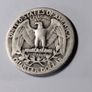USA silver Quarter 1944 Image 2