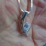Sterling silver pendant and chain,Silver jewellery,Preloved  jewellery,Necklace Image 3