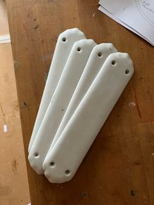 Antique ceramic finger plates