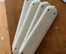 Antique ceramic finger plates