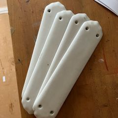 Antique ceramic finger plates