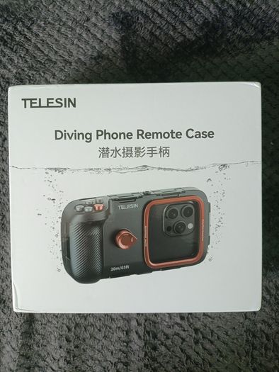 Telesin Underwater Waterproof Diving Snorkeling Phone Remote Case Universal