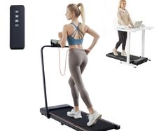 2-in-1 Walking Pad Treadmill - 2.5HP Motor - Folding Design - 120kg Capacity