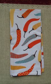 Cotton tea towel, Kitchen, Tea towel.