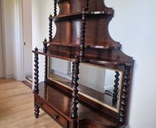 victorian mirrored sideboard/ buffet shelfs