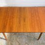 Danish Mid Century Teak Extending Dining Table & 4 Chairs Image 7