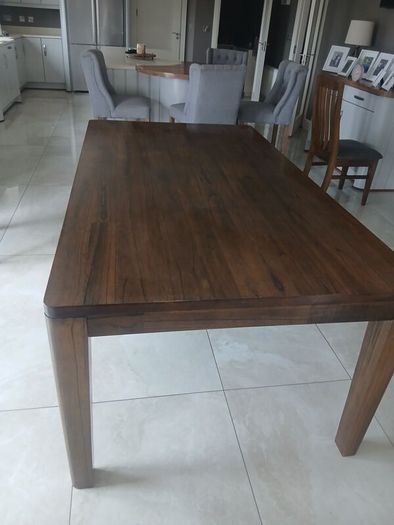 Dining table and chairs