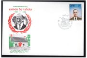 1982 Ireland Centenary of the Birth of Eamon DeValera Private First Day Cover with Bru Ri Cancel First Day Cover (FDC)