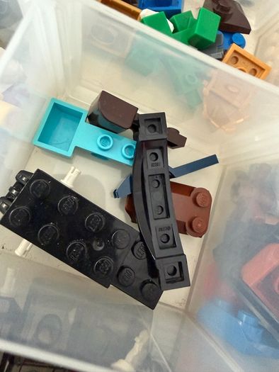 lego parts airplane engine light bricks etc