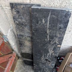 Two big lumps of marble