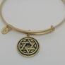 Chrysalis Star Of David 14k Gold Plated Expandable Bangle CAN POST Image 3