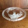 Stunning Vintage West German Walther Glass Cake Stand Image 2