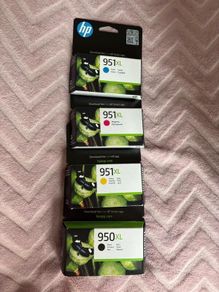 Genuine HP 950XL & 951XL High Yield Ink Unopened Boxed Set + Partial Stash