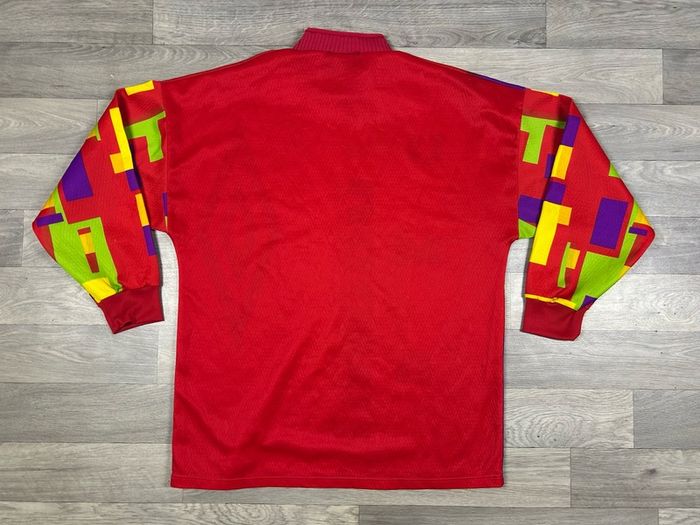 Vintage 1996 Umbro Template England Style Goalkeeper Jersey Shirt Mens Large