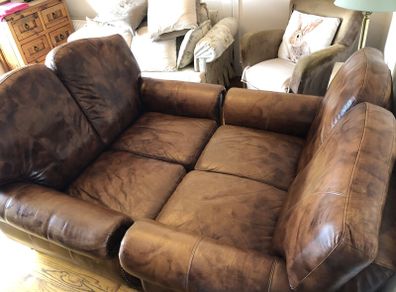Leather Two Seater Sofas and 3,2, 1 Sofas for Sale