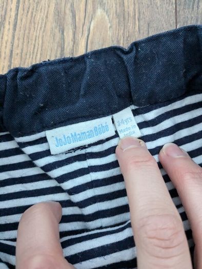 Jojo Maman Bebe Boys Lined Trousers x 2 (Age 3-4 yrs)