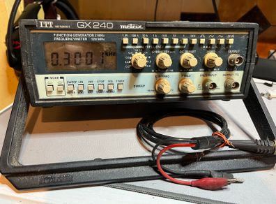 ITT Metrix GX240 Function Generator & 120MHz Frequency Counter