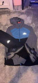 Trailberg Tracksuit and New Balance shoes