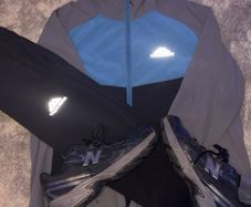 Trailberg Tracksuit and New Balance shoes