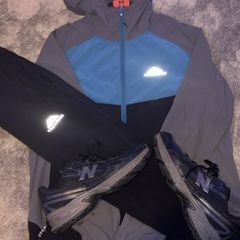 Trailberg Tracksuit and New Balance shoes