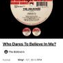 The Believers who dares to believe in me? 12" vinyl Image 2