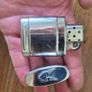 Rare Vintage Fairey  Aviation Chromed  Brass & Enamel Badge  Petrol Light Image 3