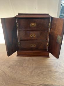 Antique collectors cabinet