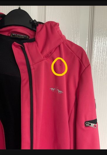 HV Society / HV Polo hot pink soft shell jacket rrp 140