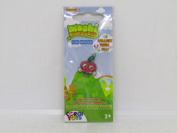 Corgi Moshi Monsters Series 1 Pin Badge Brand New In Packet