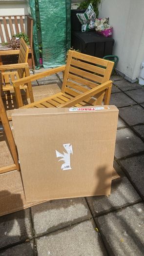Outdoor Chair With Armrest (New - In Box)