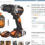 WORX Nitro 18V (20V MAX) Cordless Impact Drill, PowerShare, Brushless Motor, 60Nm, 13mm Chuck, Variable Speed Control, LED Light, 2pcs 2.0 Ah Batteries Included, WX352 Image 8