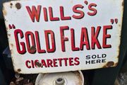 Wills Gold Flake enamel sign