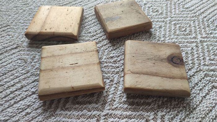 Wooden handmade coasters