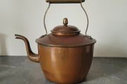 Antique copper &amp; brass kettle