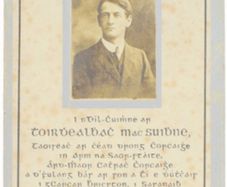 1920 Terence MacSwiney Memorial Card