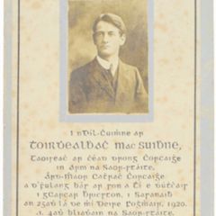 1920 Terence MacSwiney Memorial Card