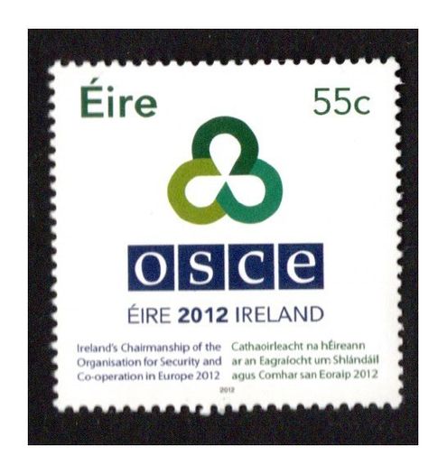 2012 Ireland Ireland Chair of the Organisation for Security Co-Operation in Europe 2012 Stamps Commemorative Stamps Mint Never Hinged (MNH)