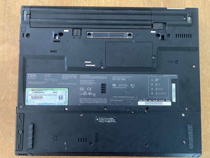 IBM ThinkPad T41 - retro machine