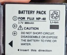 Fuji NP-40 Battery