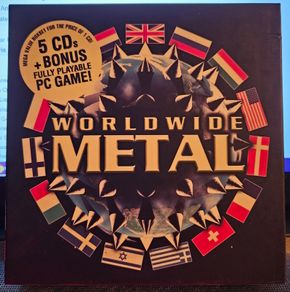 Various "Worldwide Metal" Earache 5x CD Compilation DVD, PC Game Box Set