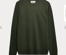 M&S Lambswool Green Sweater