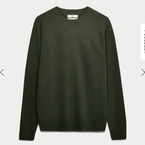 M&S Lambswool Green Sweater