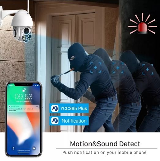 2mp Smart Wifi Camera Outdoor Ptz Ip Calving Camera Speed Dome Cctv Security Camera